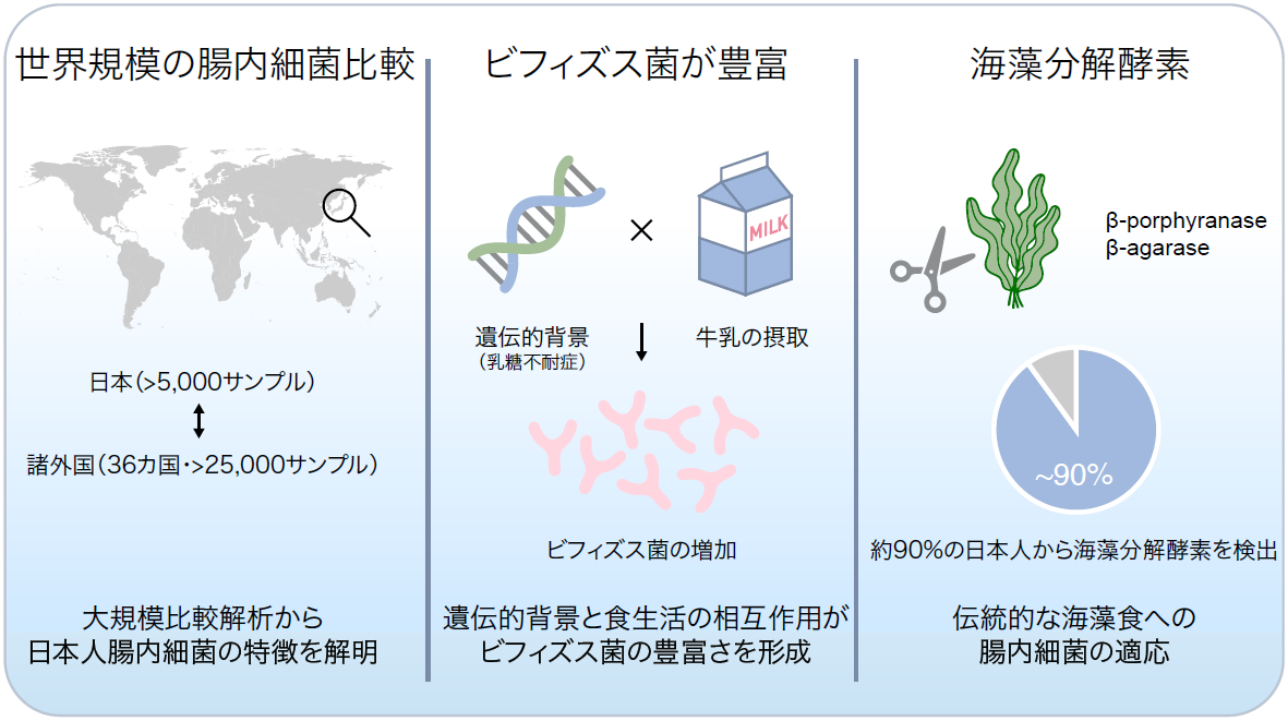 日本人の腸内細菌は世界とどう違う？―世界37カ国の大規模比較から見え